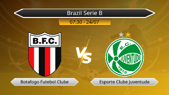 Brazil Serie B - Botafogo Futebol Clube vs Esporte Clube Juventude