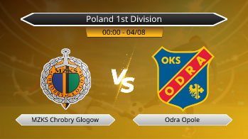Poland 1st Division MZKS Chrobry Glogow VS Odra Opole