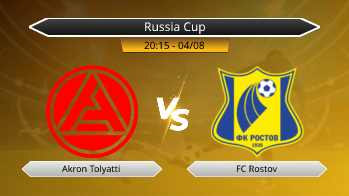 Russia Cup Akron Tolyatti VS FC Rostov