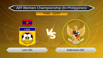 AFF Women Championship (In Philippines) - Laos (W) vs Indonesia (W)