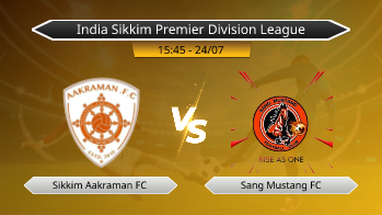 India Sikkim Premier Division League - Sikkim Aakraman FC vs Sang Mustang FC